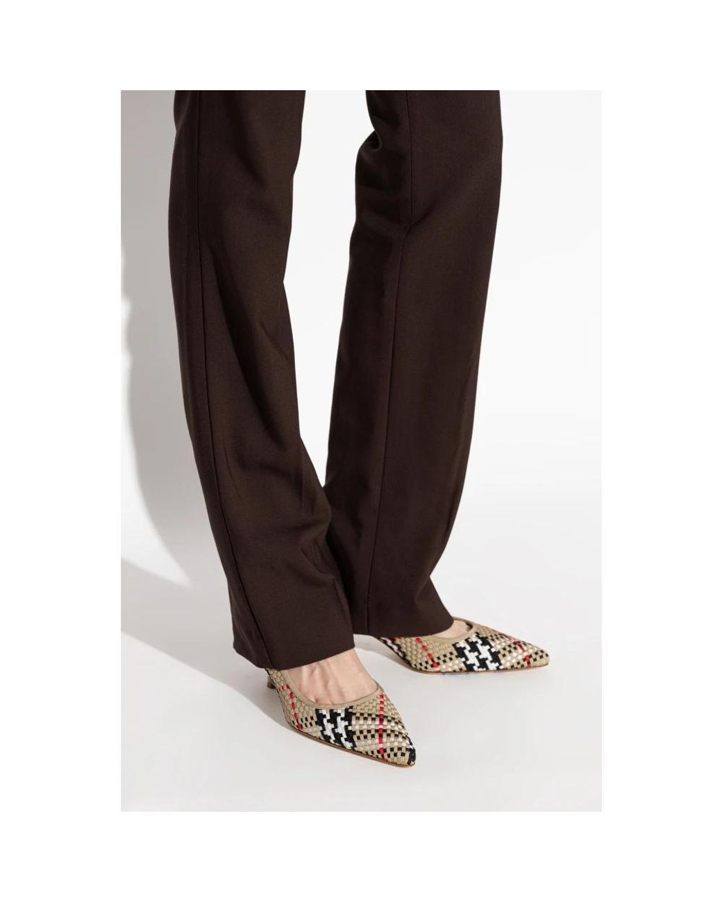 Pumps Burberry en coloris Metallic