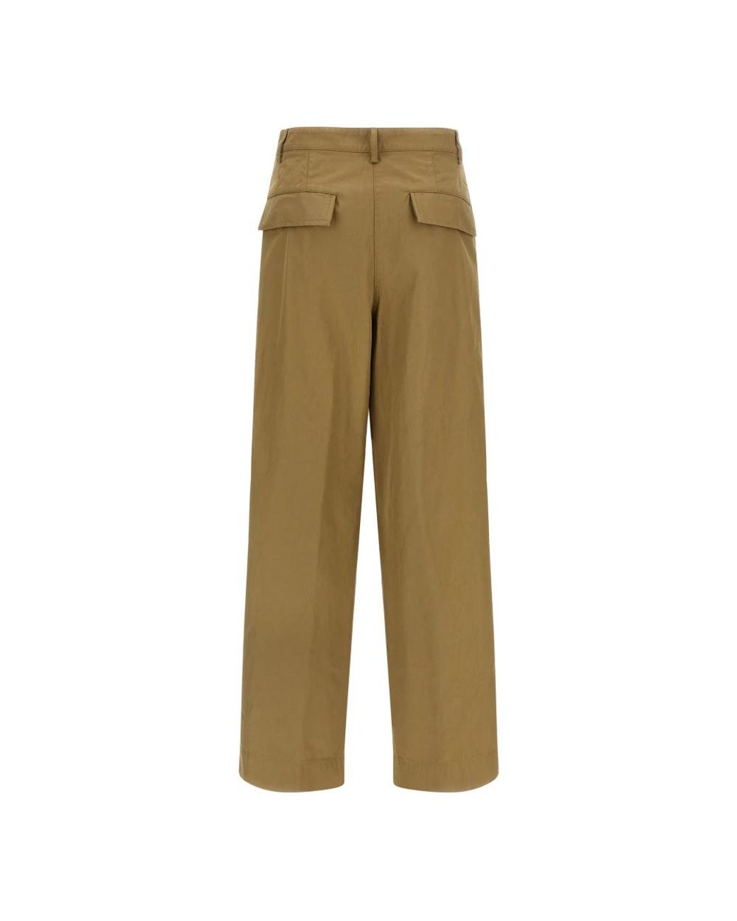 Dries Van Noten Green Wide Trousers