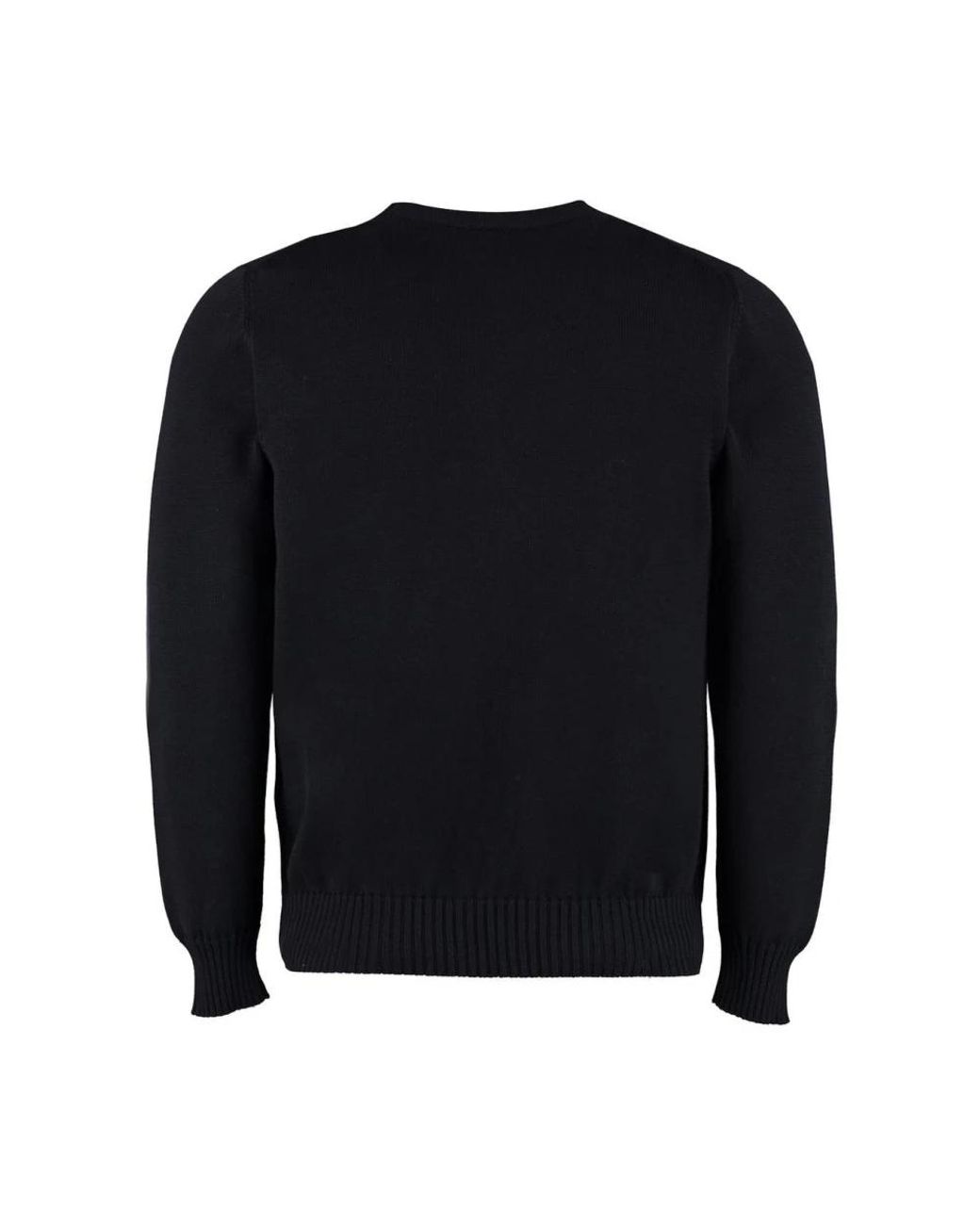 Drumohr Black Round-Neck Knitwear for men