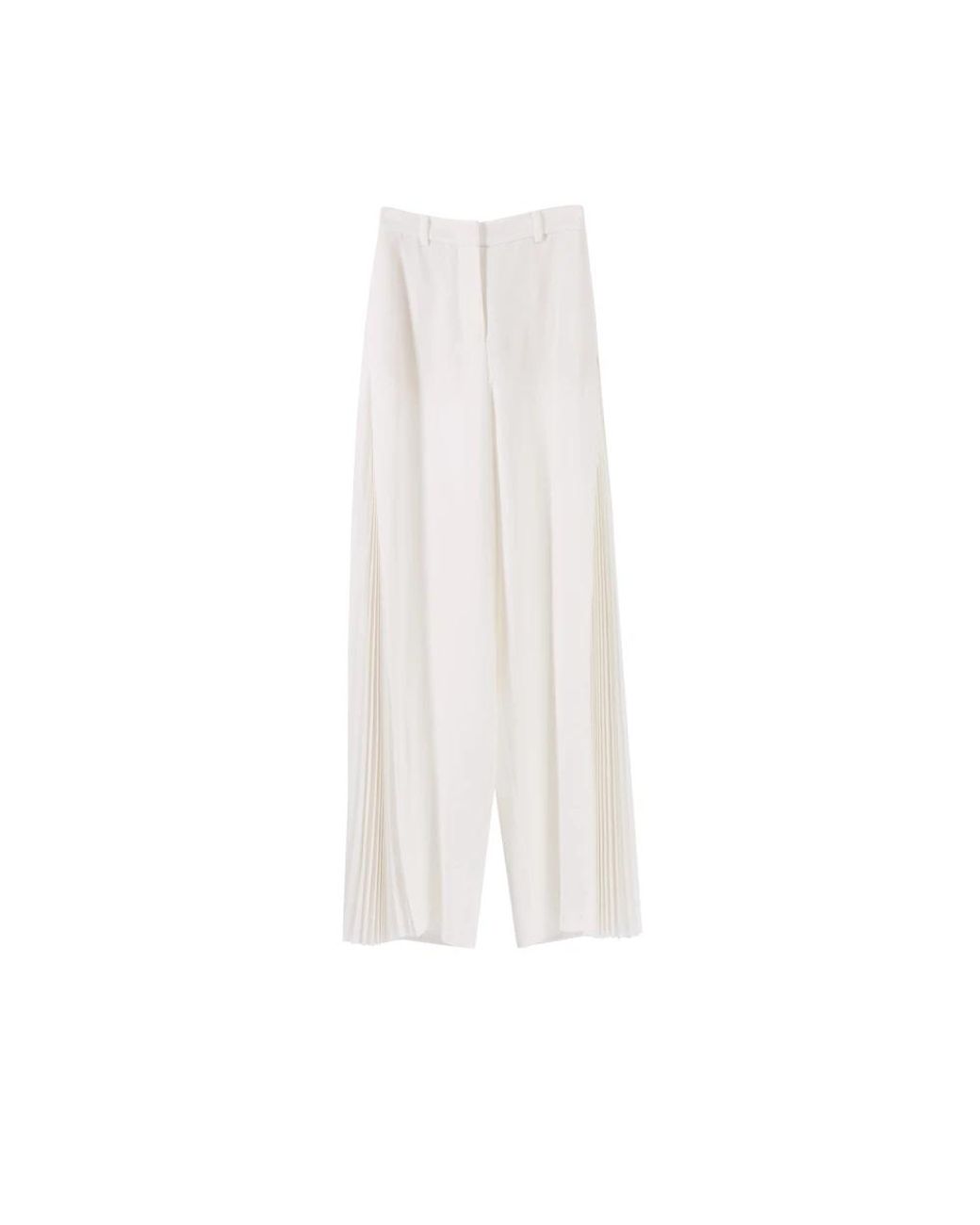 Karl Lagerfeld White Wide Trousers