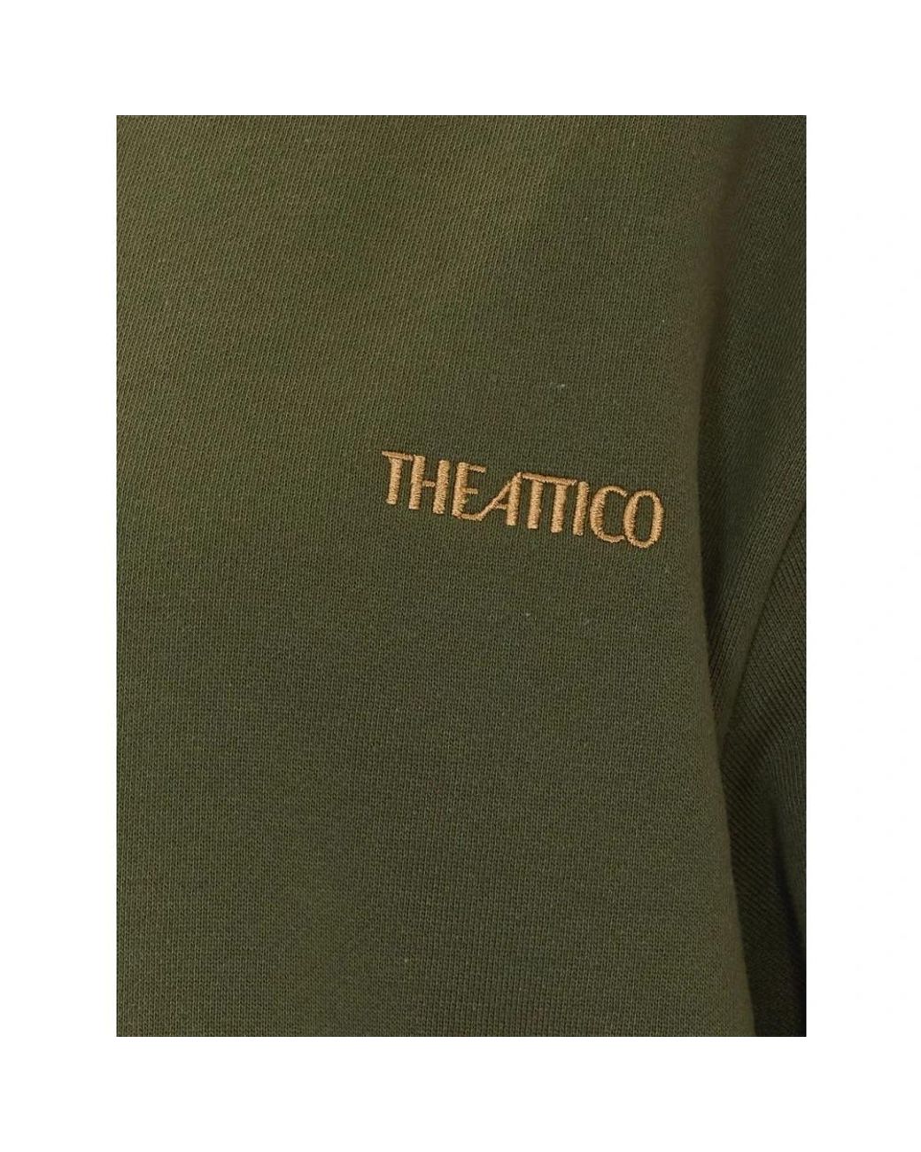 The Attico Green Long Sleeve T-Shirts