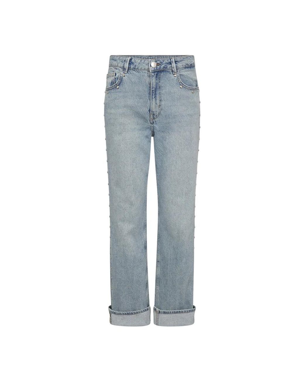 Mos Mosh Blue Straight Fit Jeans