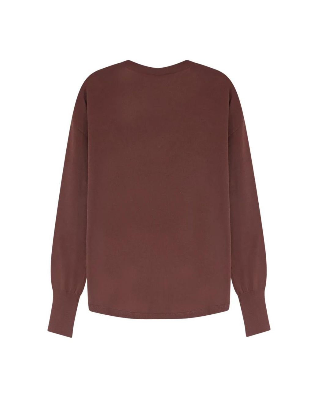 Aspesi Brown V-Neck Knitwear