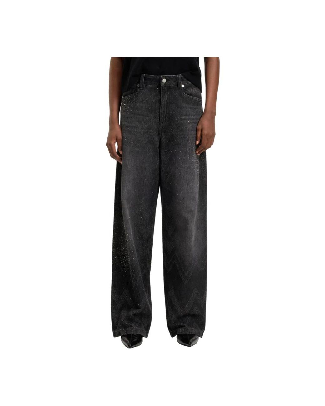 Boss Gray Wide Jeans