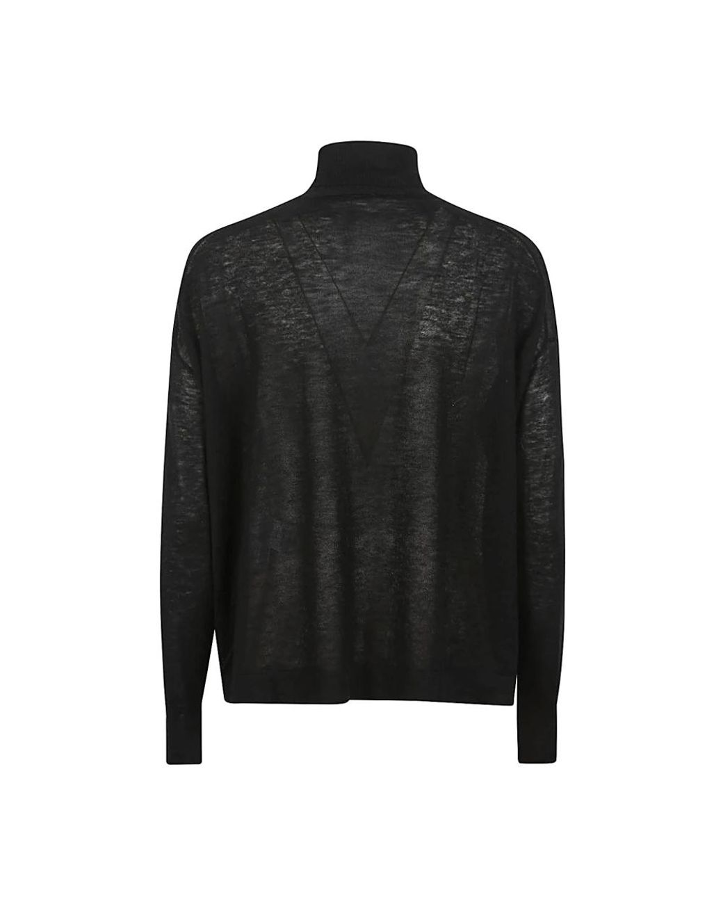 C.T.Plage Black Rollkragenpullover