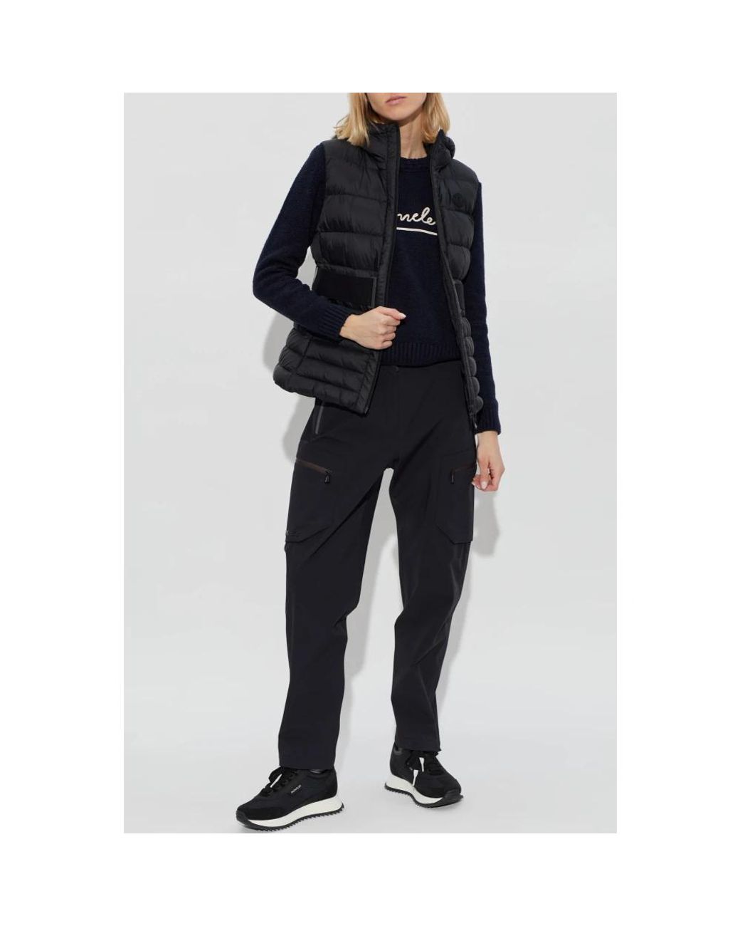 Vests Moncler en coloris Black