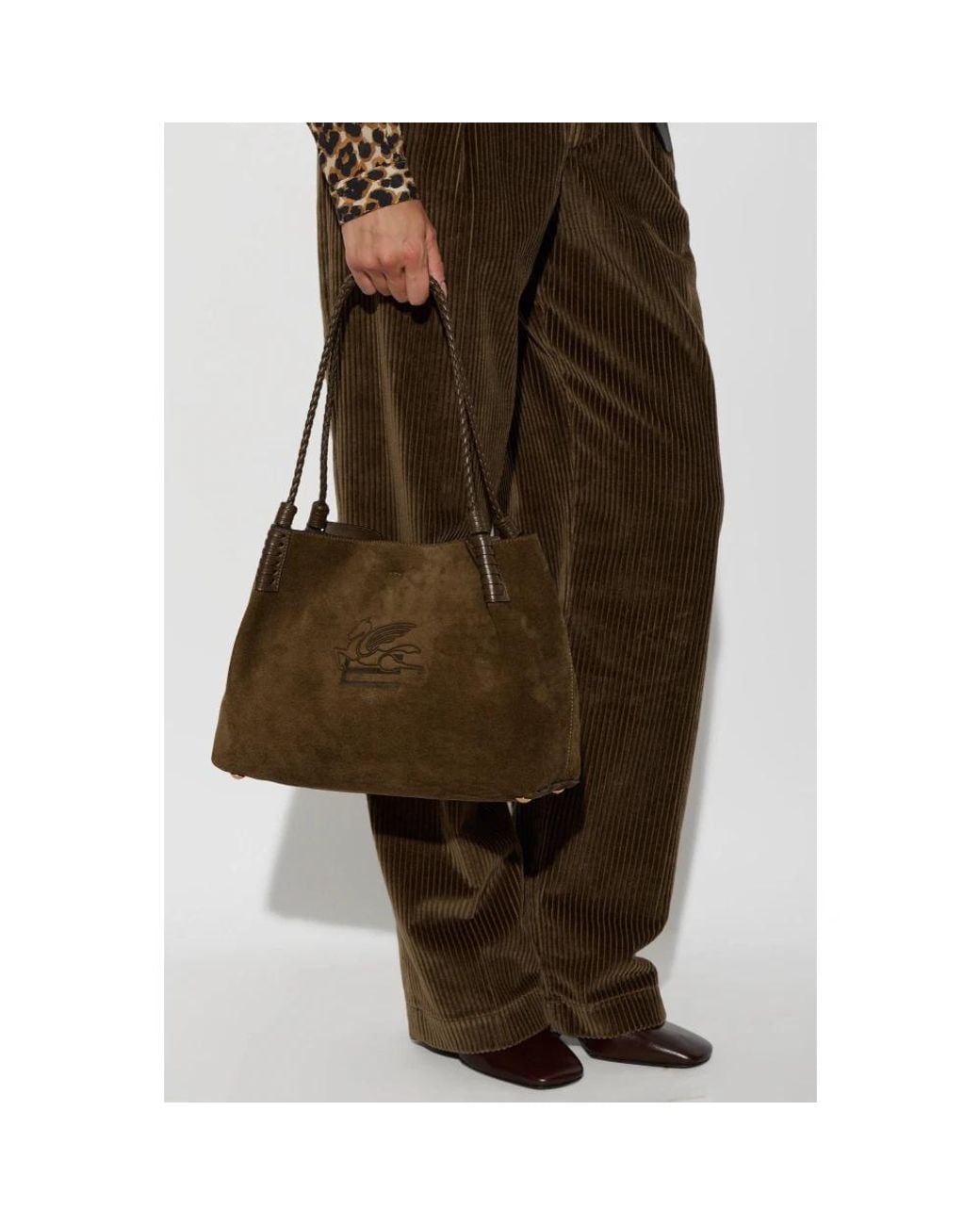 Etro Brown Shopping Bags