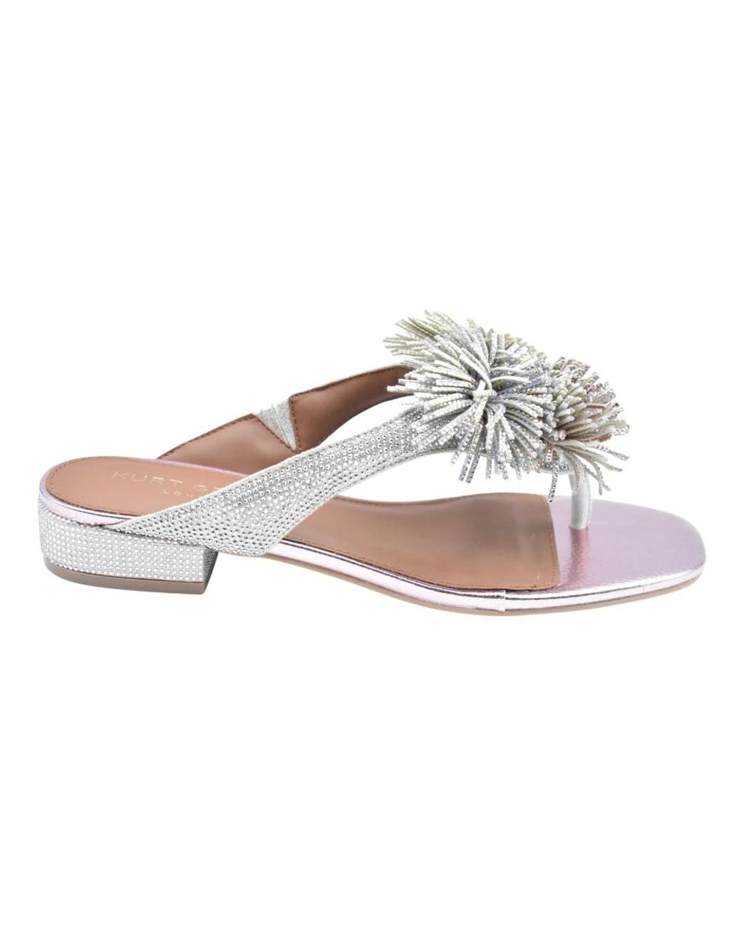 Kurt Geiger Gray Flip Flops