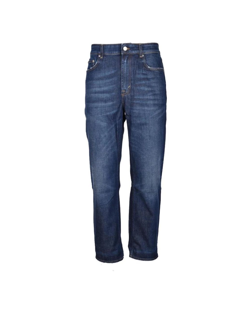 Department 5 Blue Straight Jeans for men