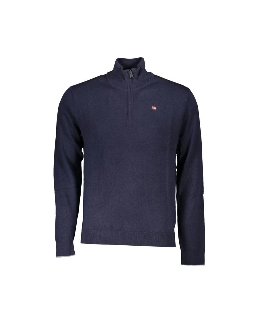 Napapijri Blue Turtlenecks for men