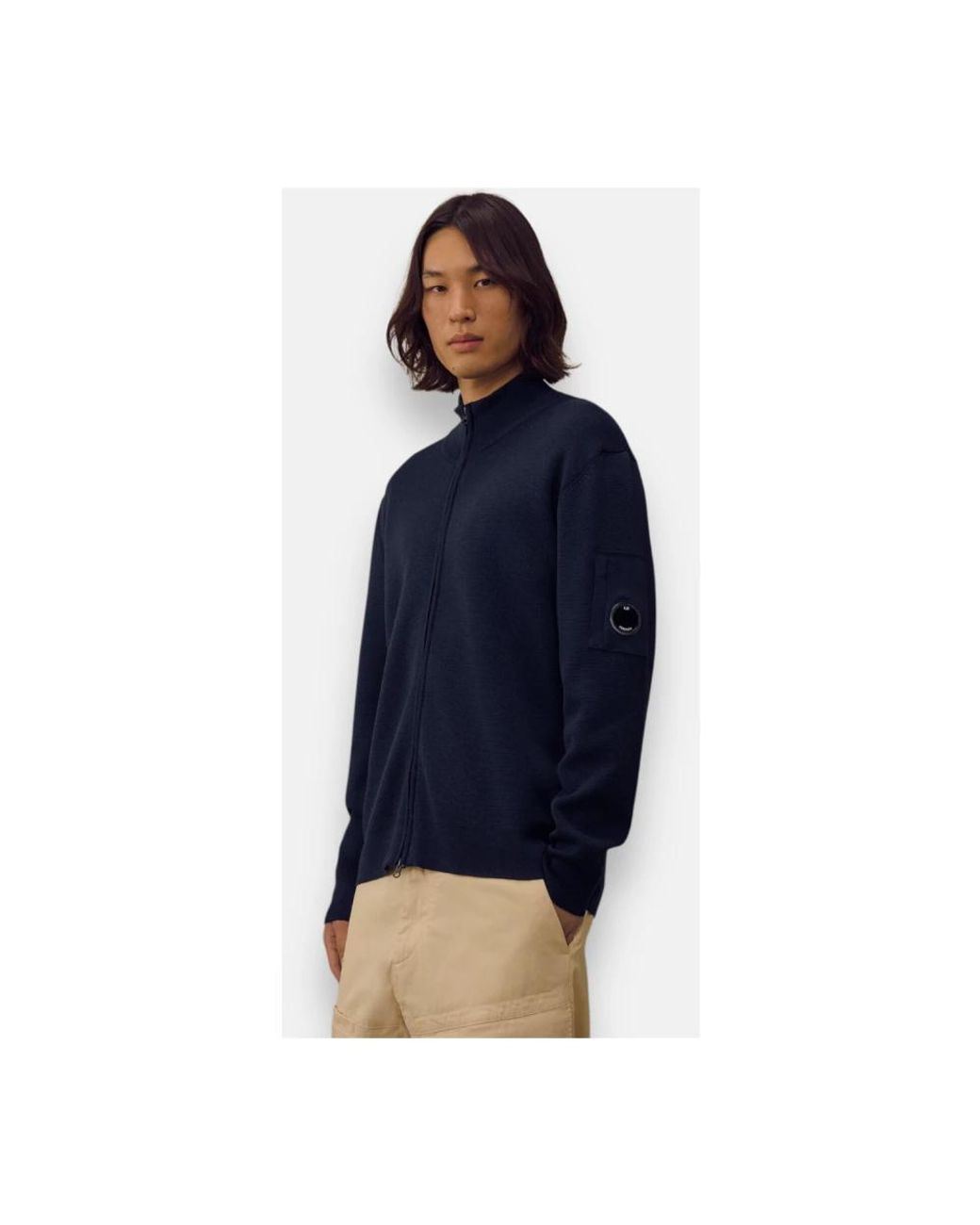 C P Company Blue Cardigans for men