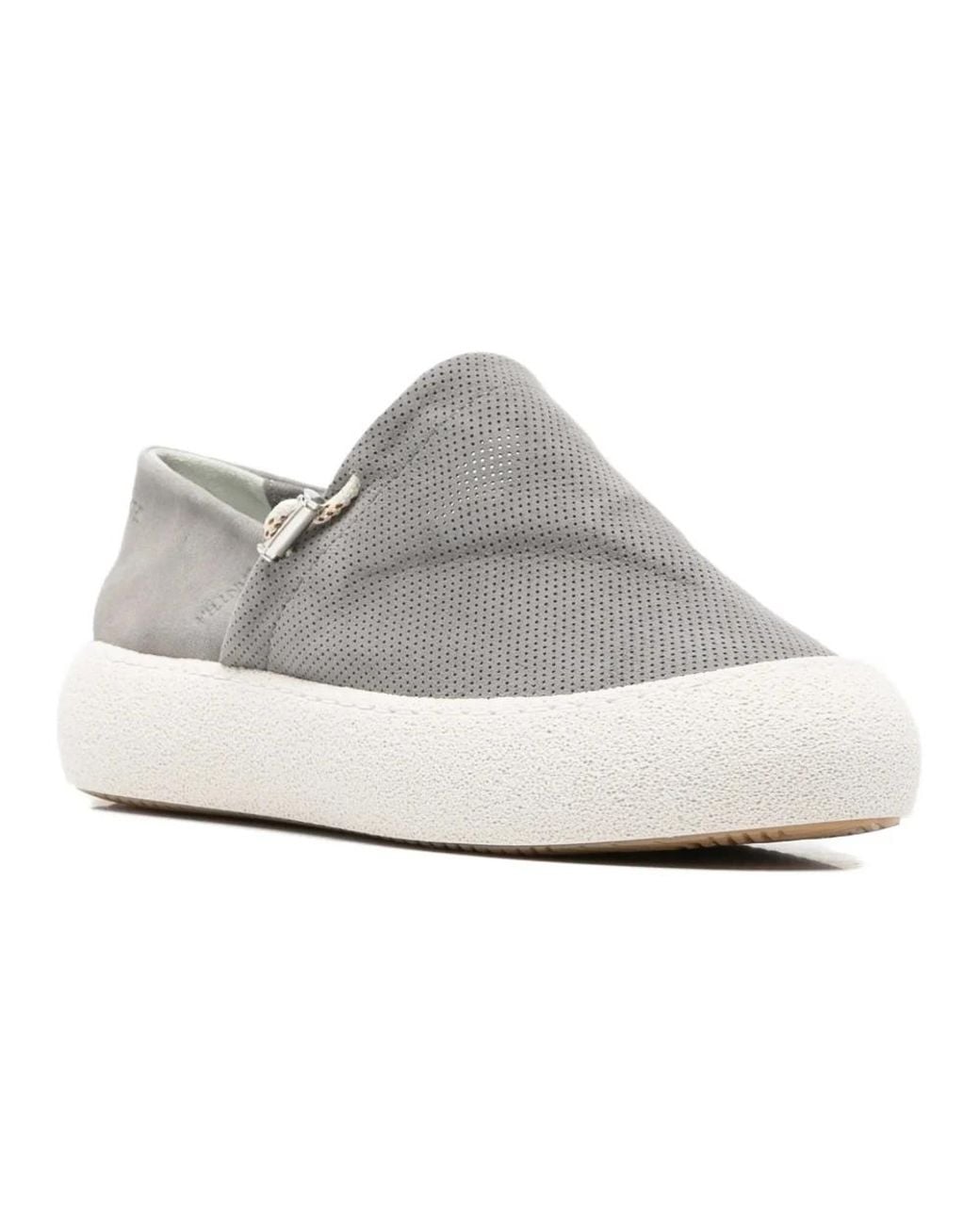 Santha Gray Flat Shoes