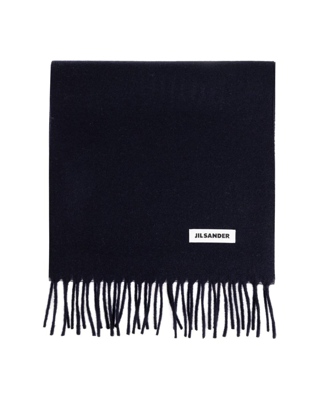 Jil Sander Blue Winter Scarves for men