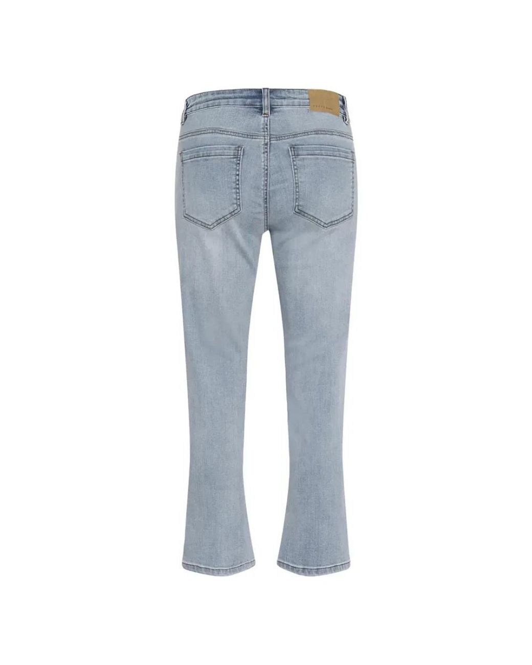 Cropped Jeans Kaffe en coloris Blue