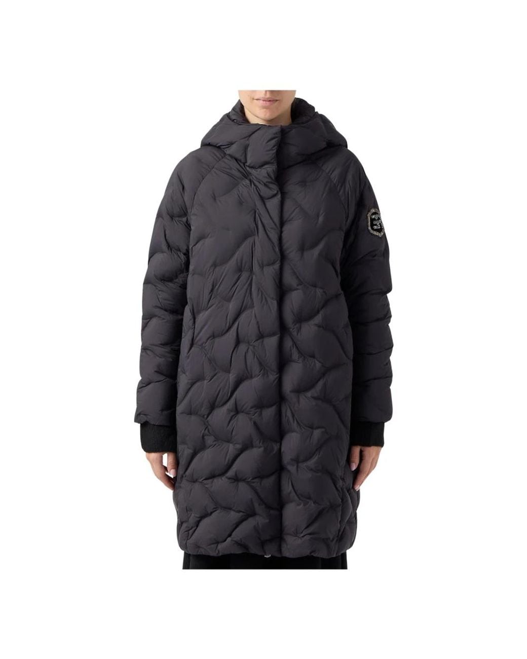 Down Coats Ermanno Scervino de color Black