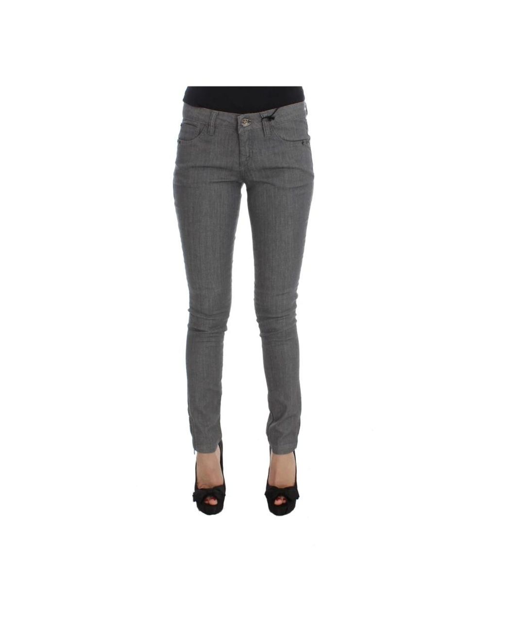 CoSTUME NATIONAL Gray Skinny Fit Jeans