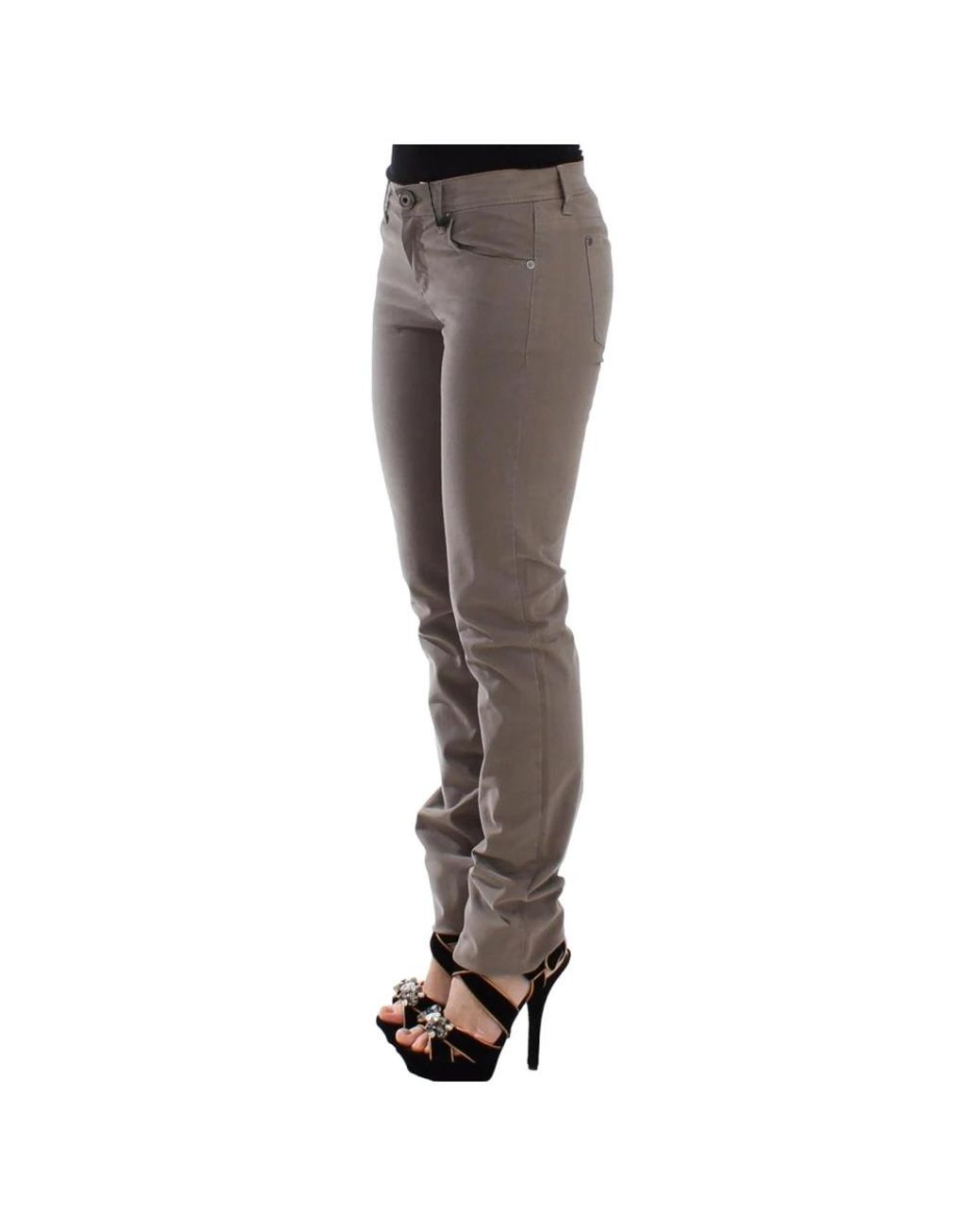 Ermanno Scervino Gray Slim Fit Jeans