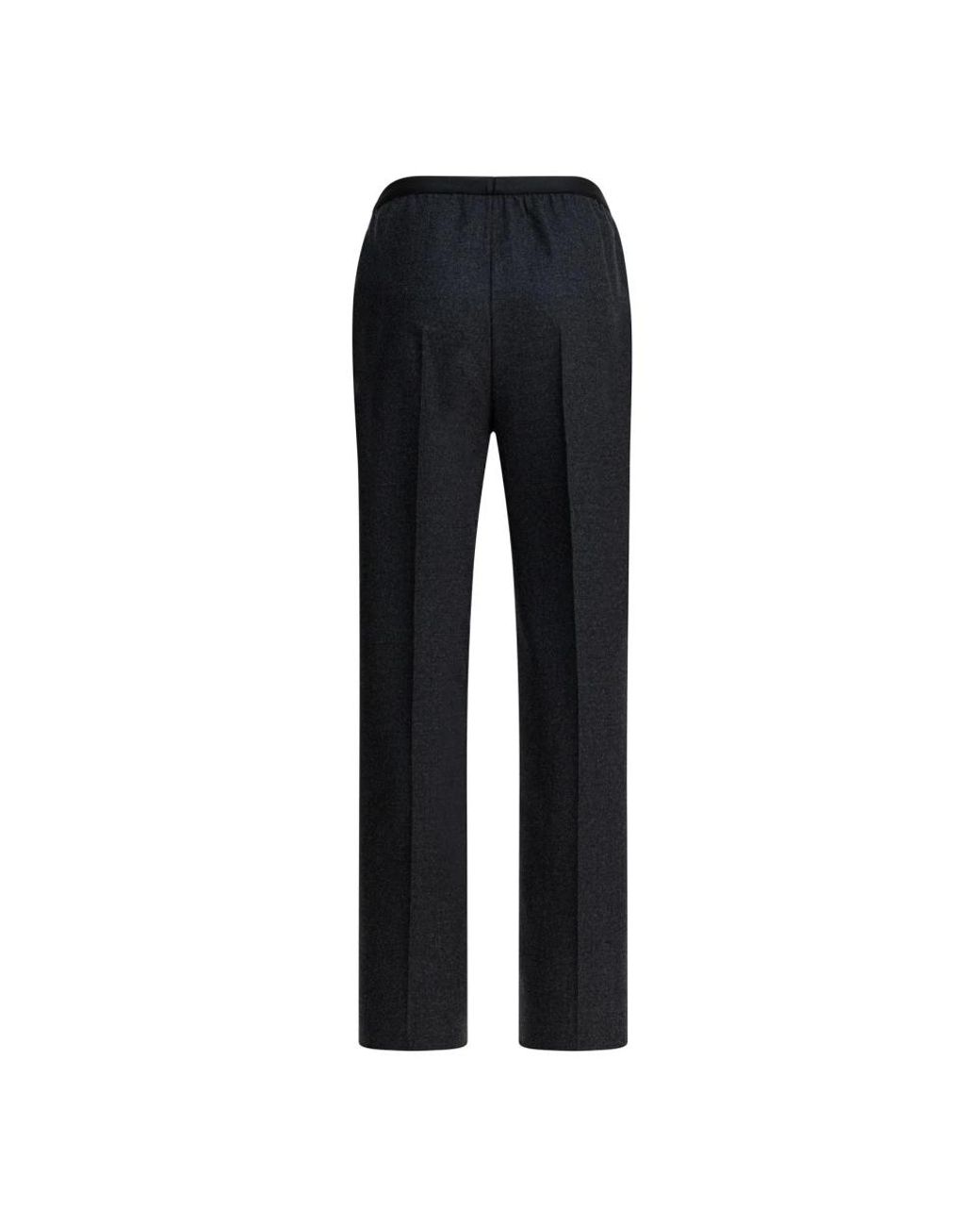 Maison Margiela Black Straight Trousers