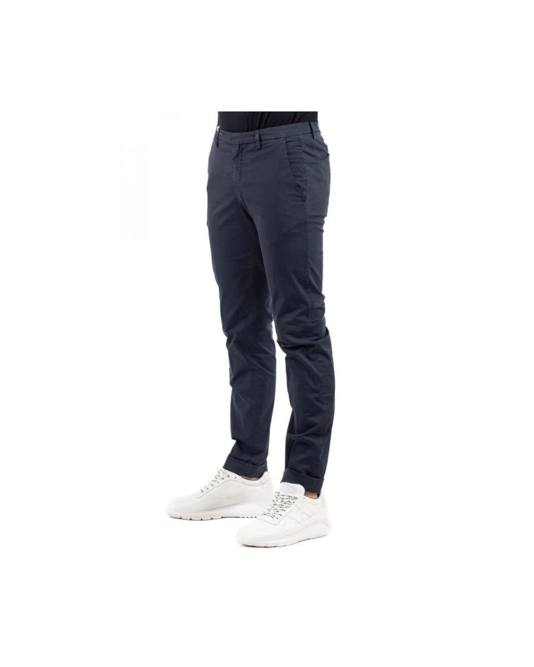 BRIGLIA Blue Chinos for men