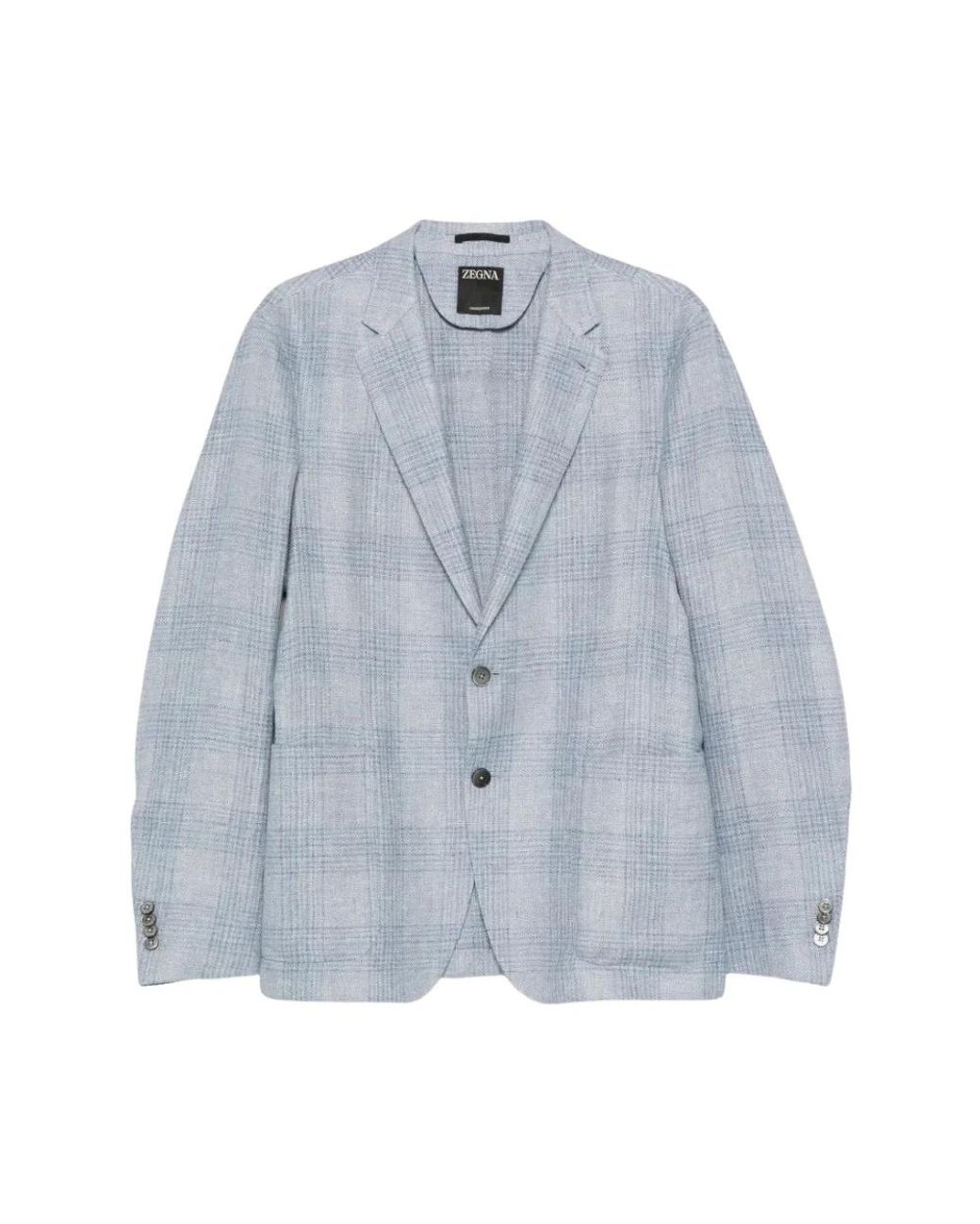 Zegna Blue Blazers for men