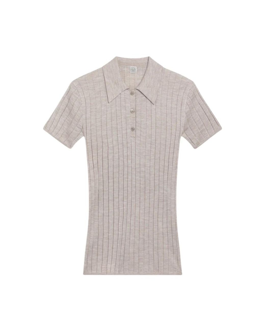 Totême Gray Polo Shirts