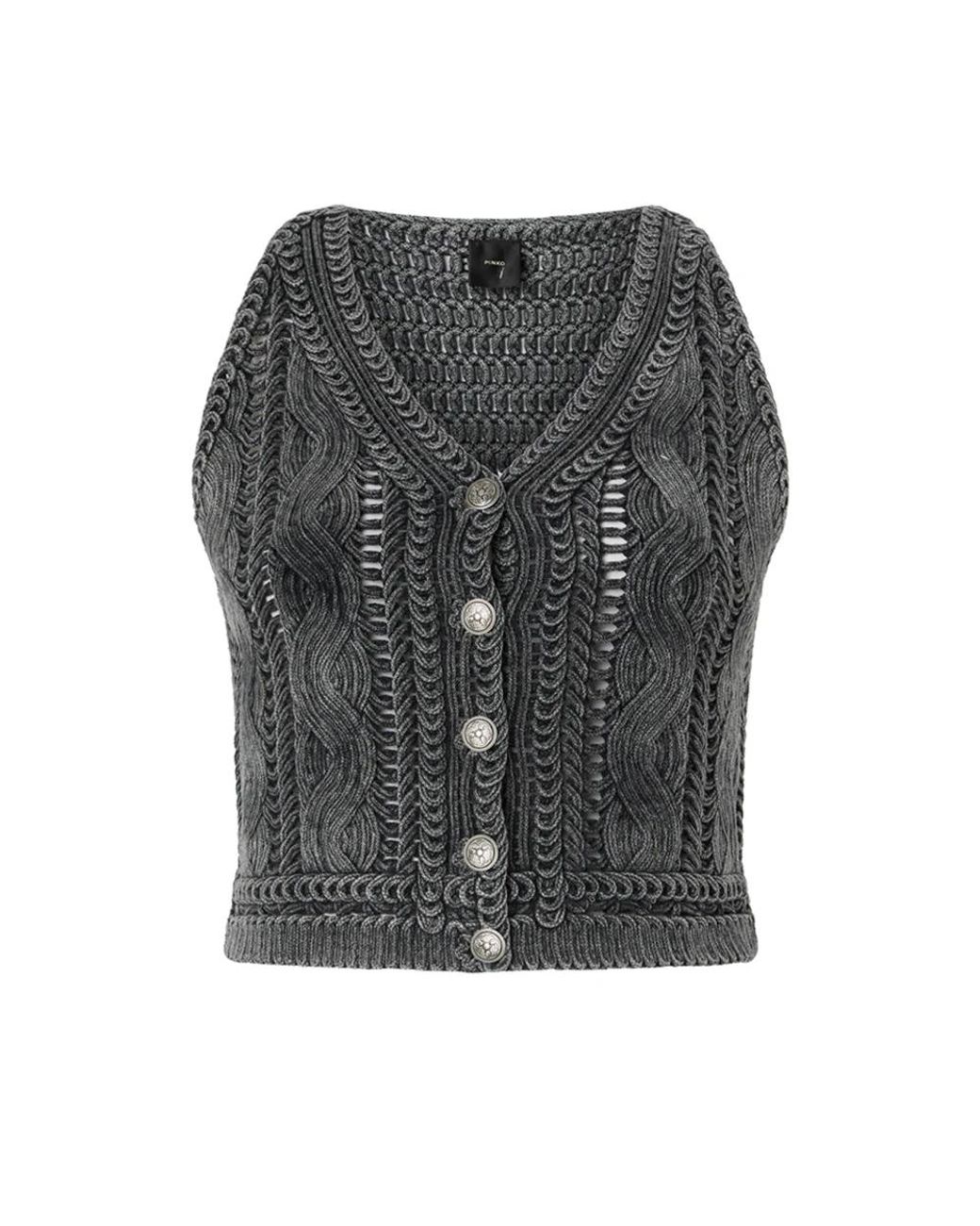 Cardigans Pinko de color Gray