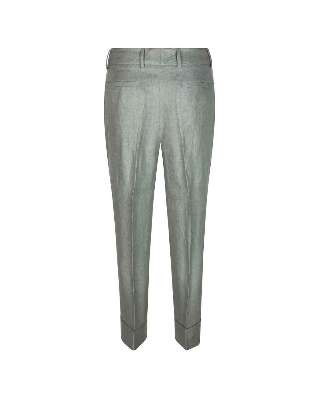 Incotex Green Cropped Trousers