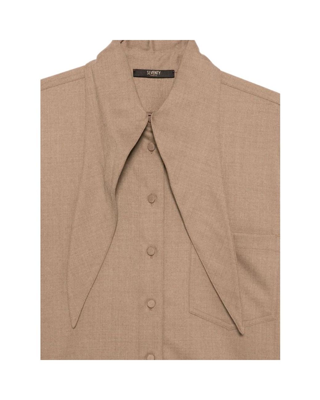 Shirts Seventy de color Brown