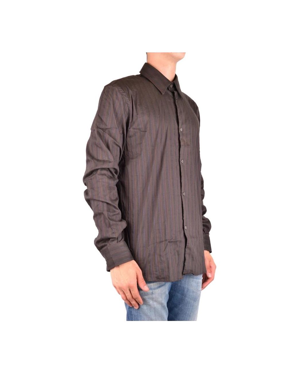 CoSTUME NATIONAL Brown Casual Shirts for men