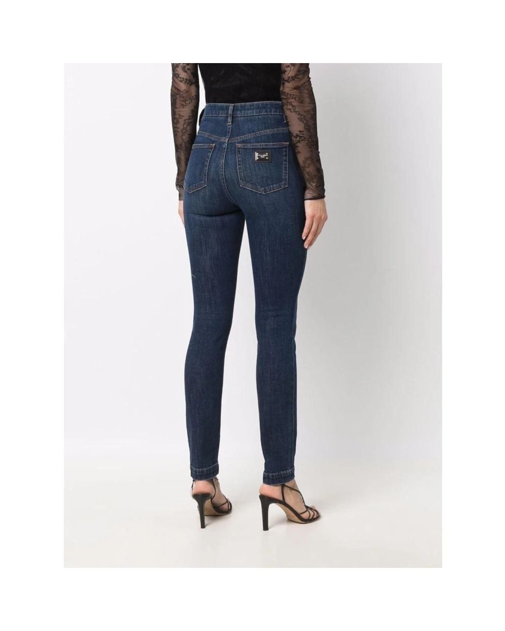 Dolce & Gabbana Blue Slim Fit Jeans