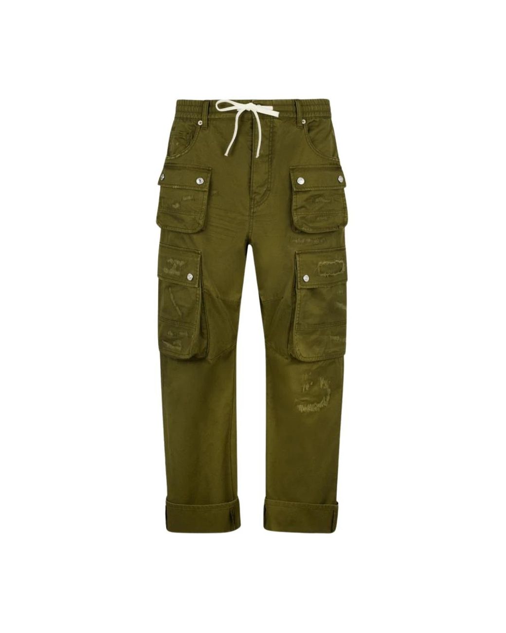 DSquared² Green Wide Trousers for men