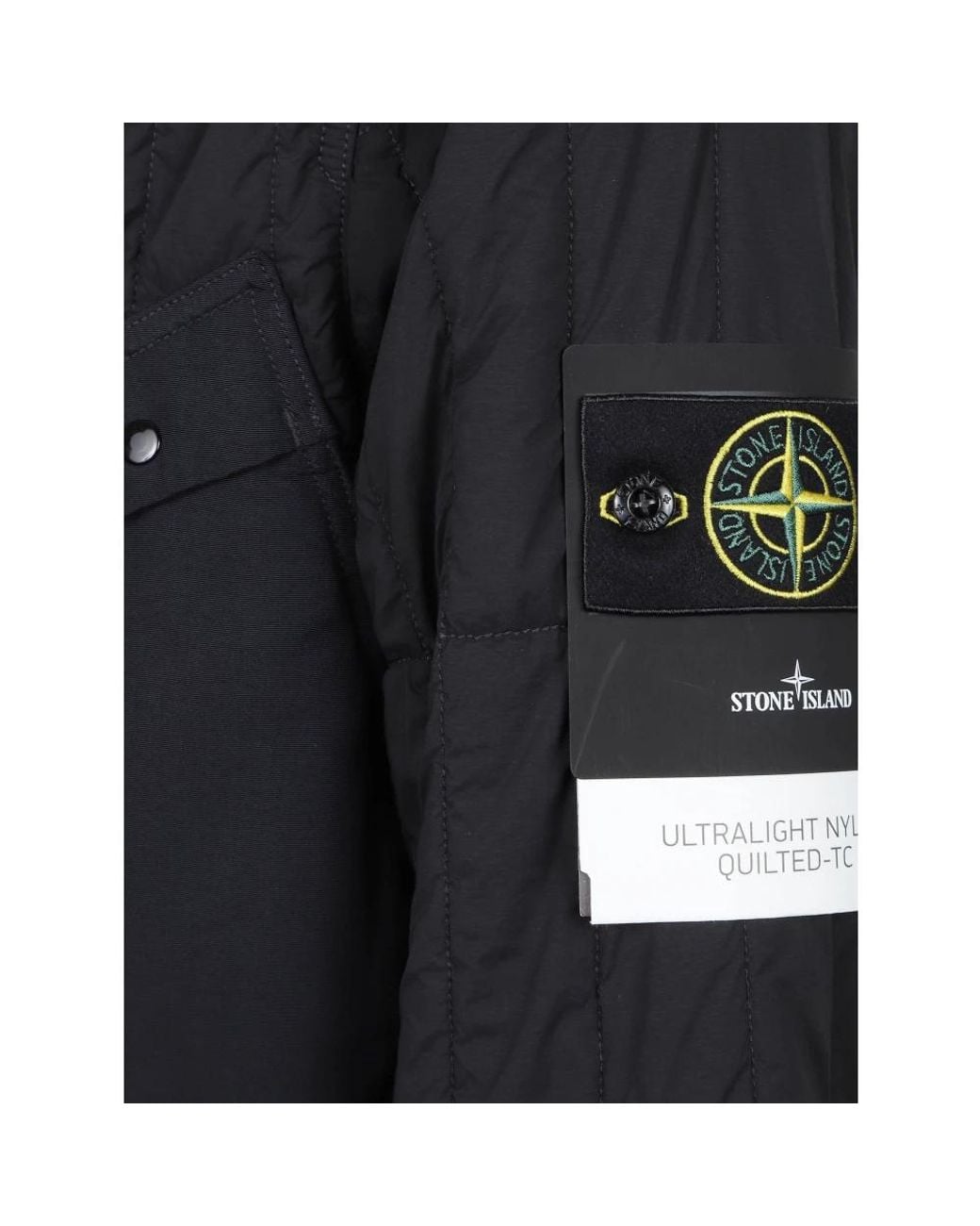 Stone Island Black Light Jackets for men