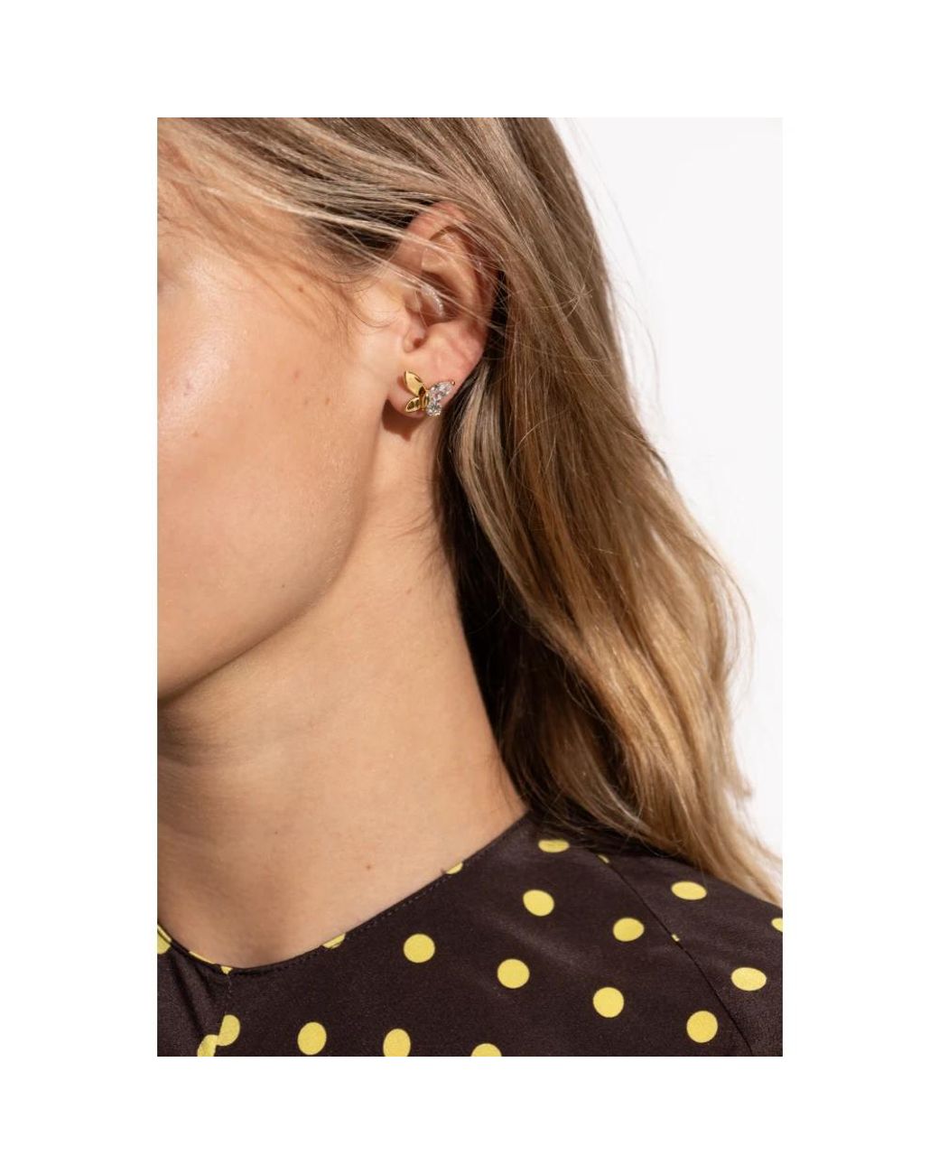 Kate Spade Metallic Social Butterfly Studs