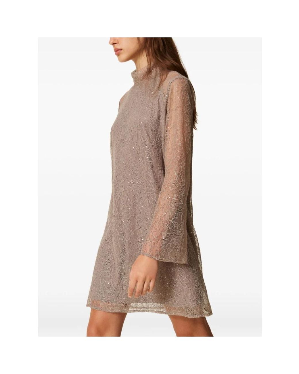 Twinset Brown Party Dresses