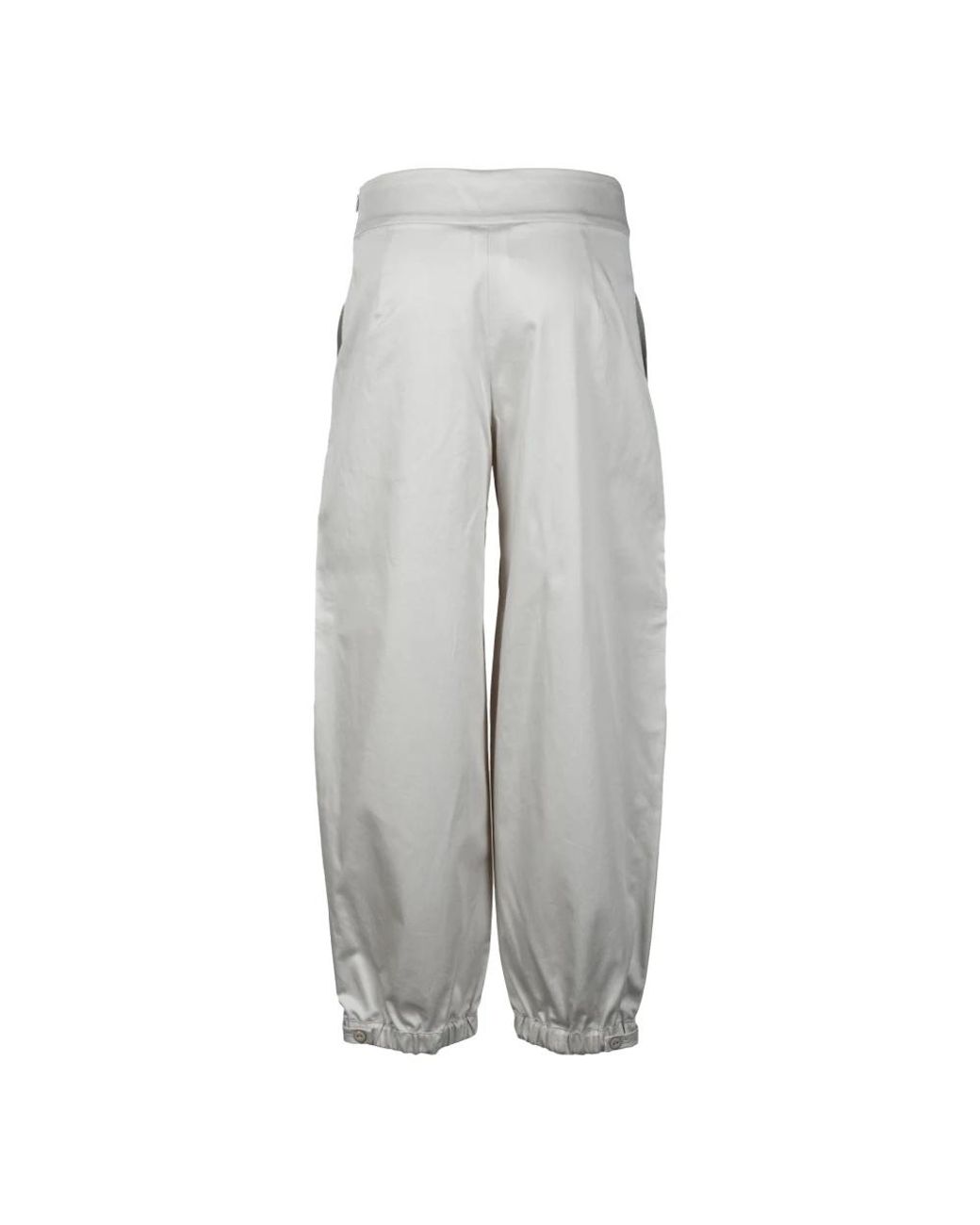 Max Mara Gray Wide Trousers