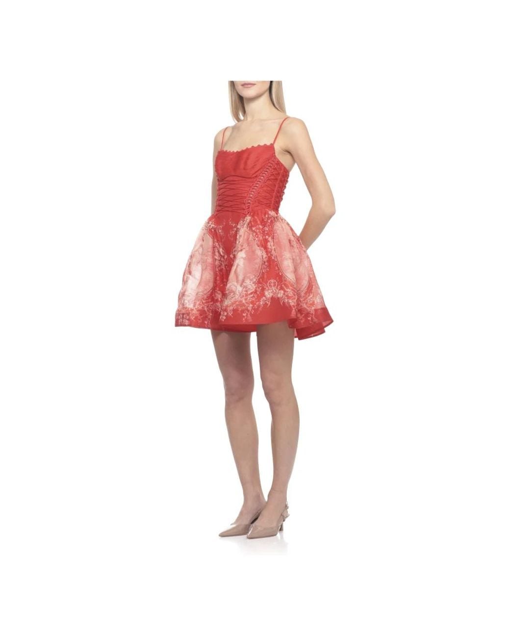 Zimmermann Red Short Dresses