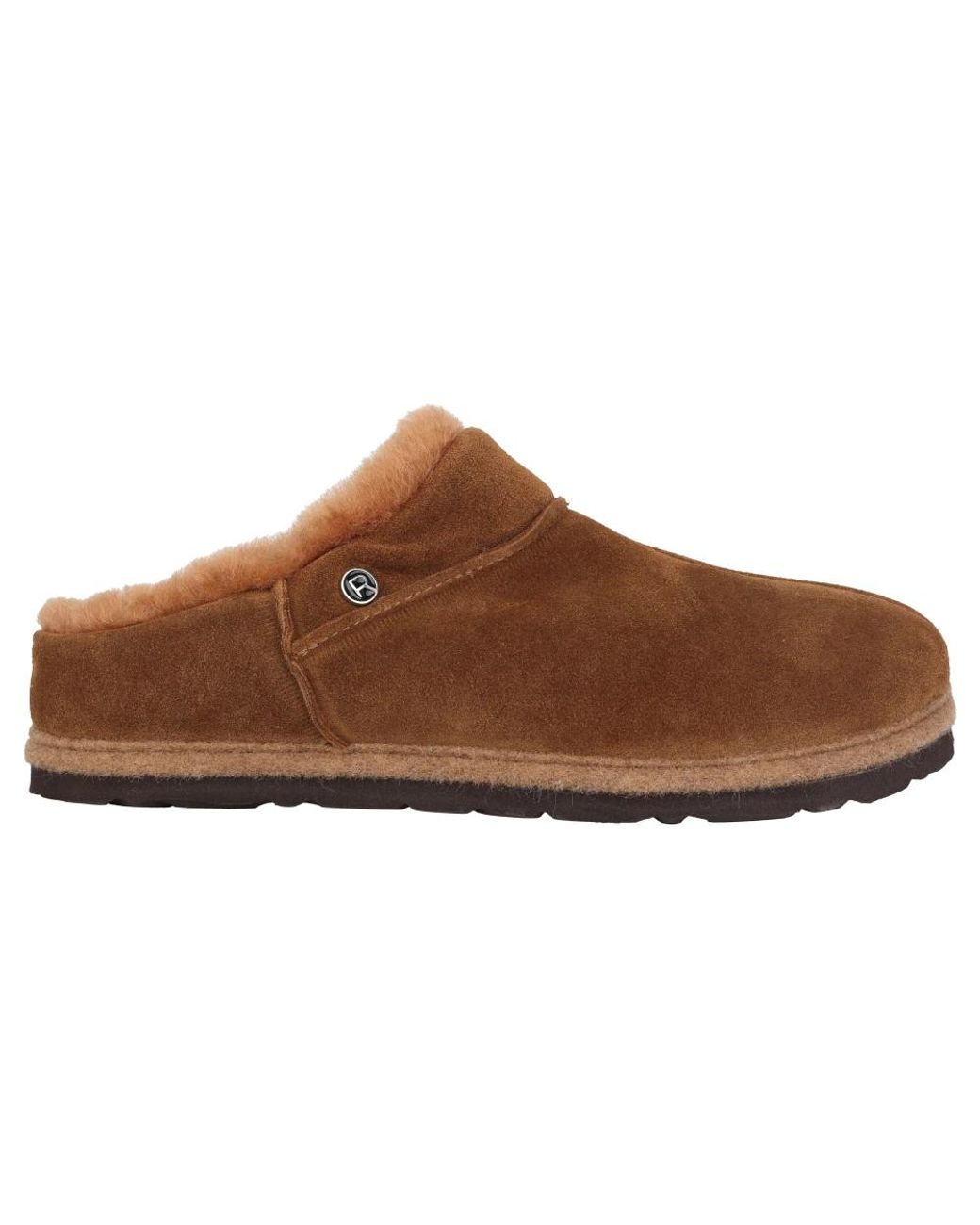 Rohde Schoenen ,Bruin ,Suède Warm Gevoerde Suède Klompen in het Brown