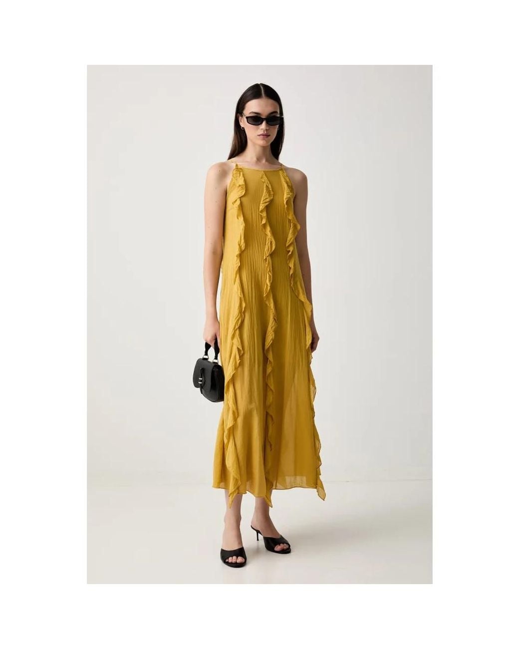 Midi Dresses ViCOLO de color Metallic