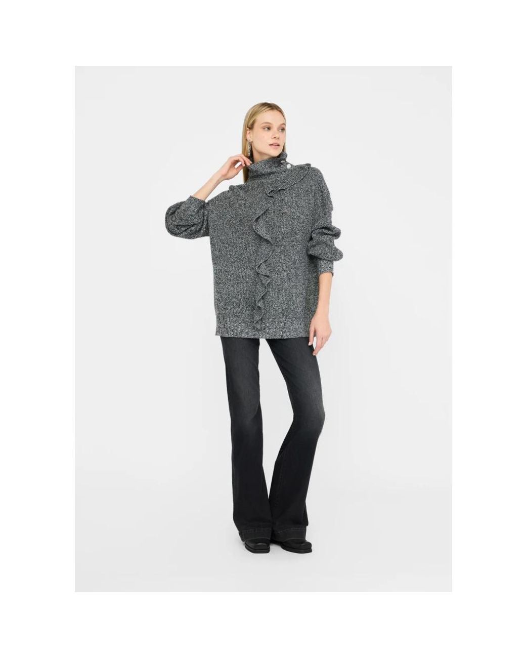 Liu Jo Gray Turtlenecks