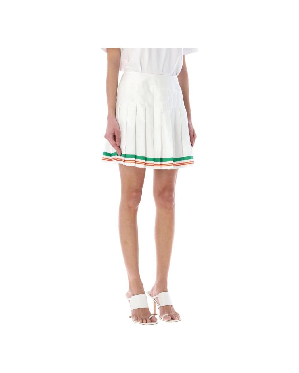 Casablanca White Short Skirts