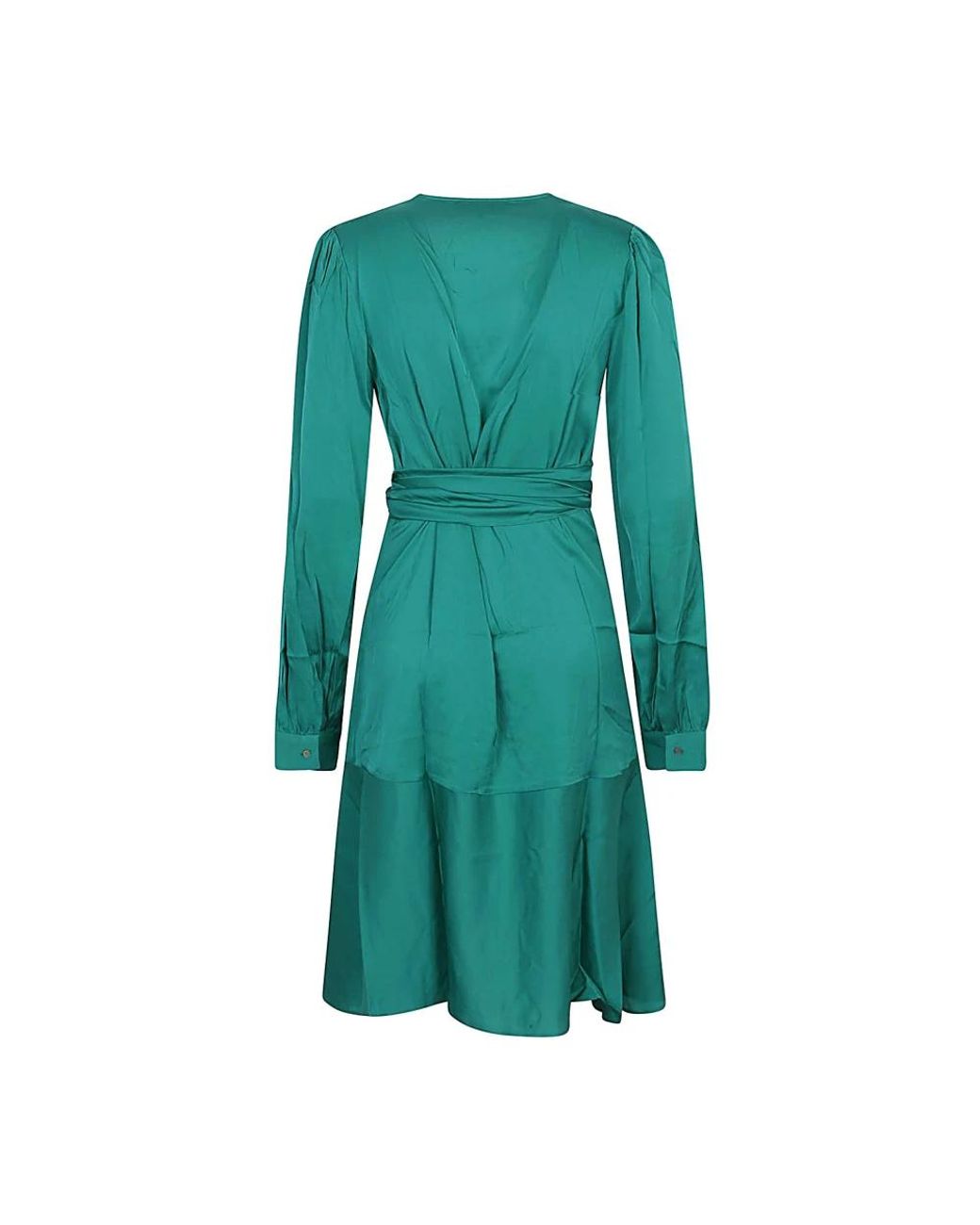 Midi Dresses Silk95five de color Green