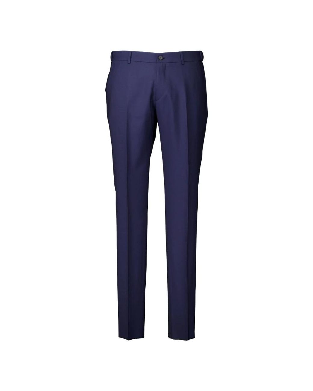 Berwich Blue Slim-Fit Trousers for men