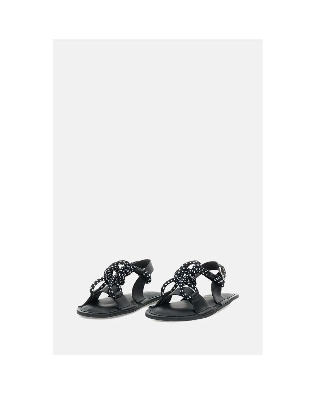 Plan C Blue Flat Sandals