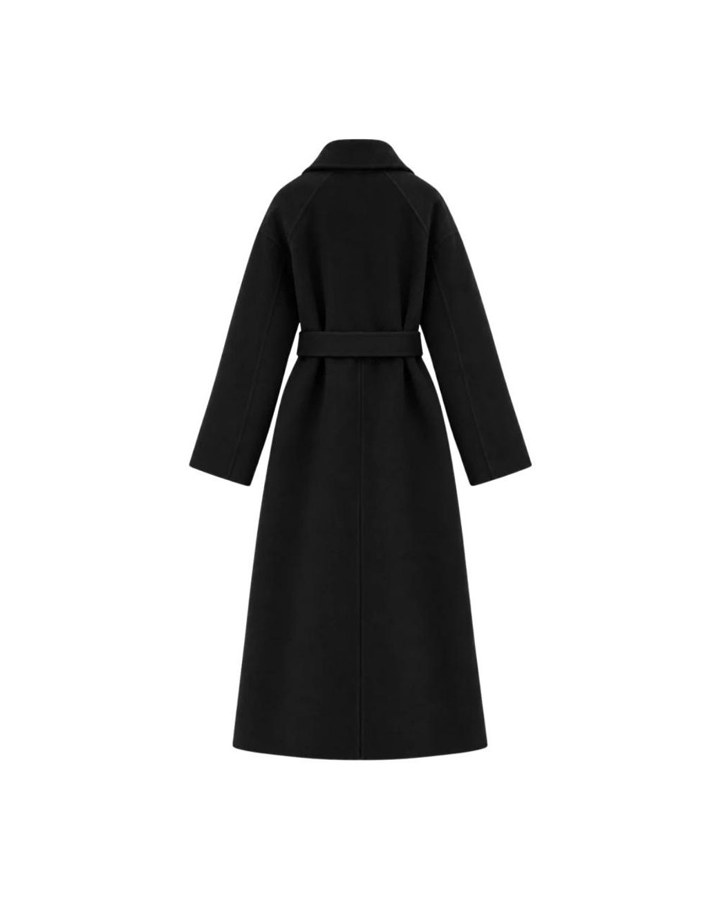 SOLOTRE Black Belted Coats