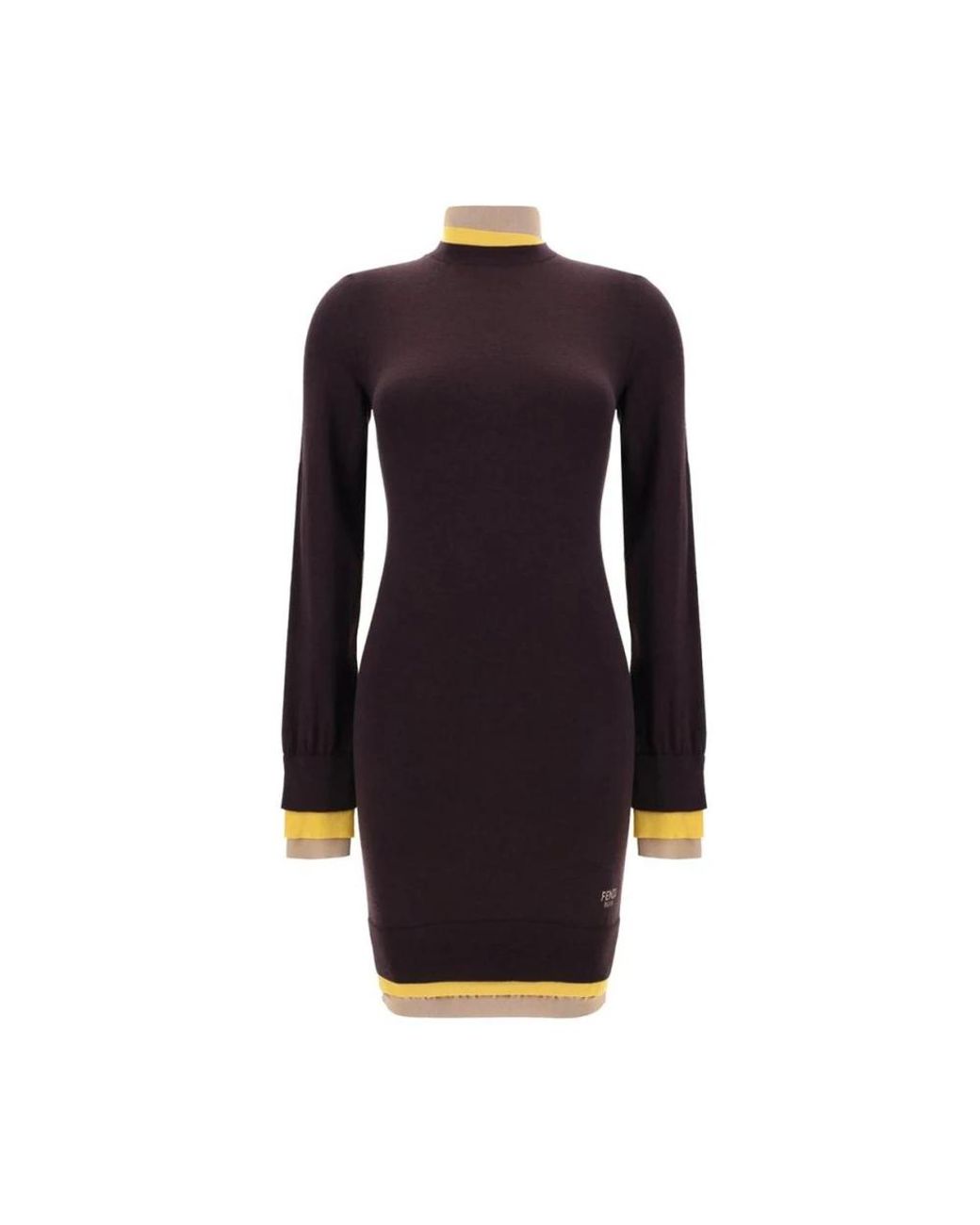 Fendi Blue Knitted Dresses