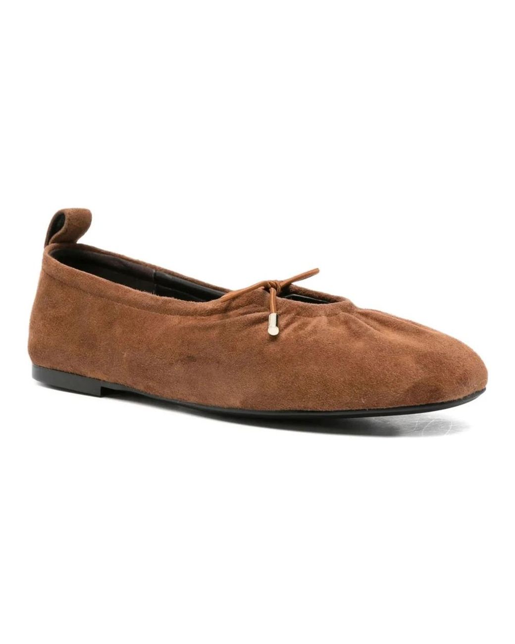 ADRIANNA FERETTI Brown Ballerina Shoes