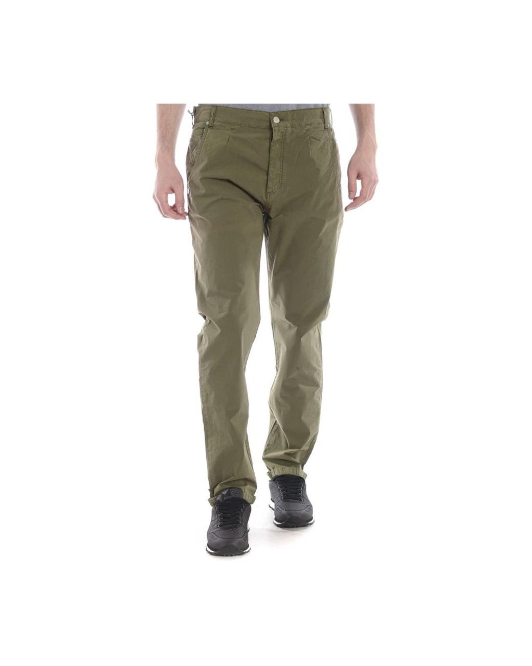 Daniele Alessandrini Green Chinos for men