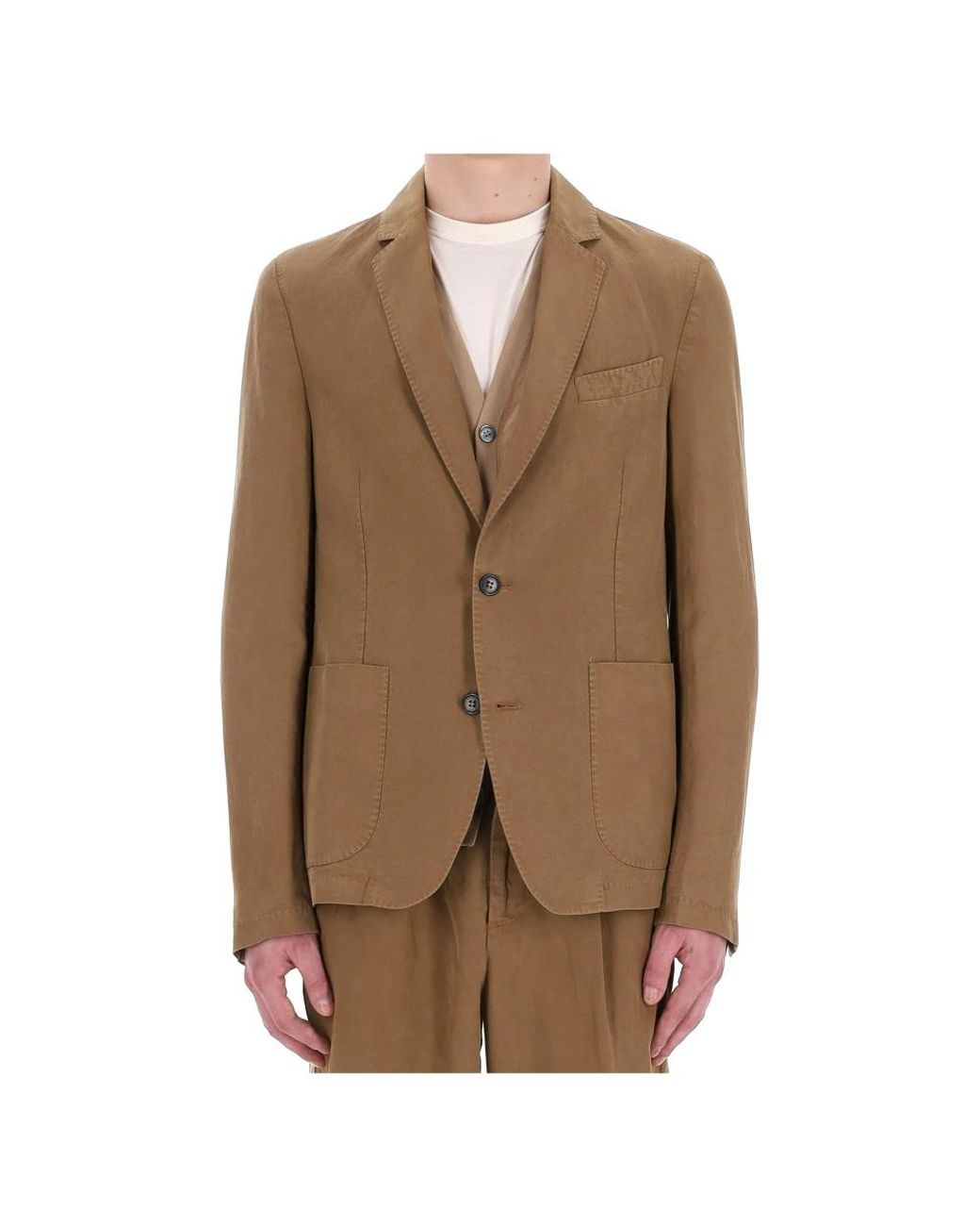 Officine Generale Brown Blazers for men