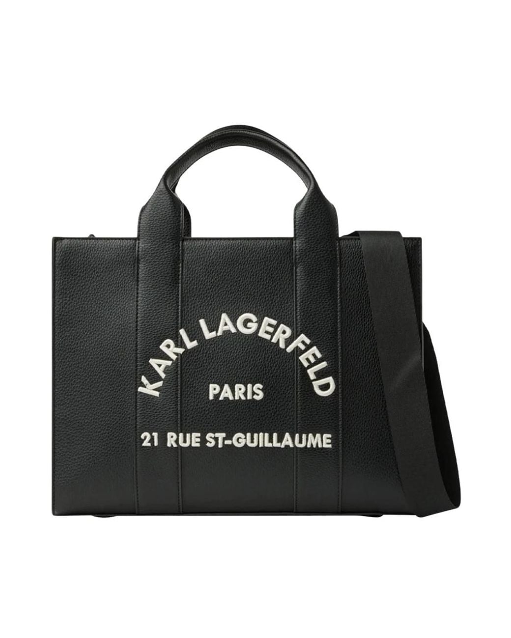 Karl Lagerfeld Black Shopping Bags