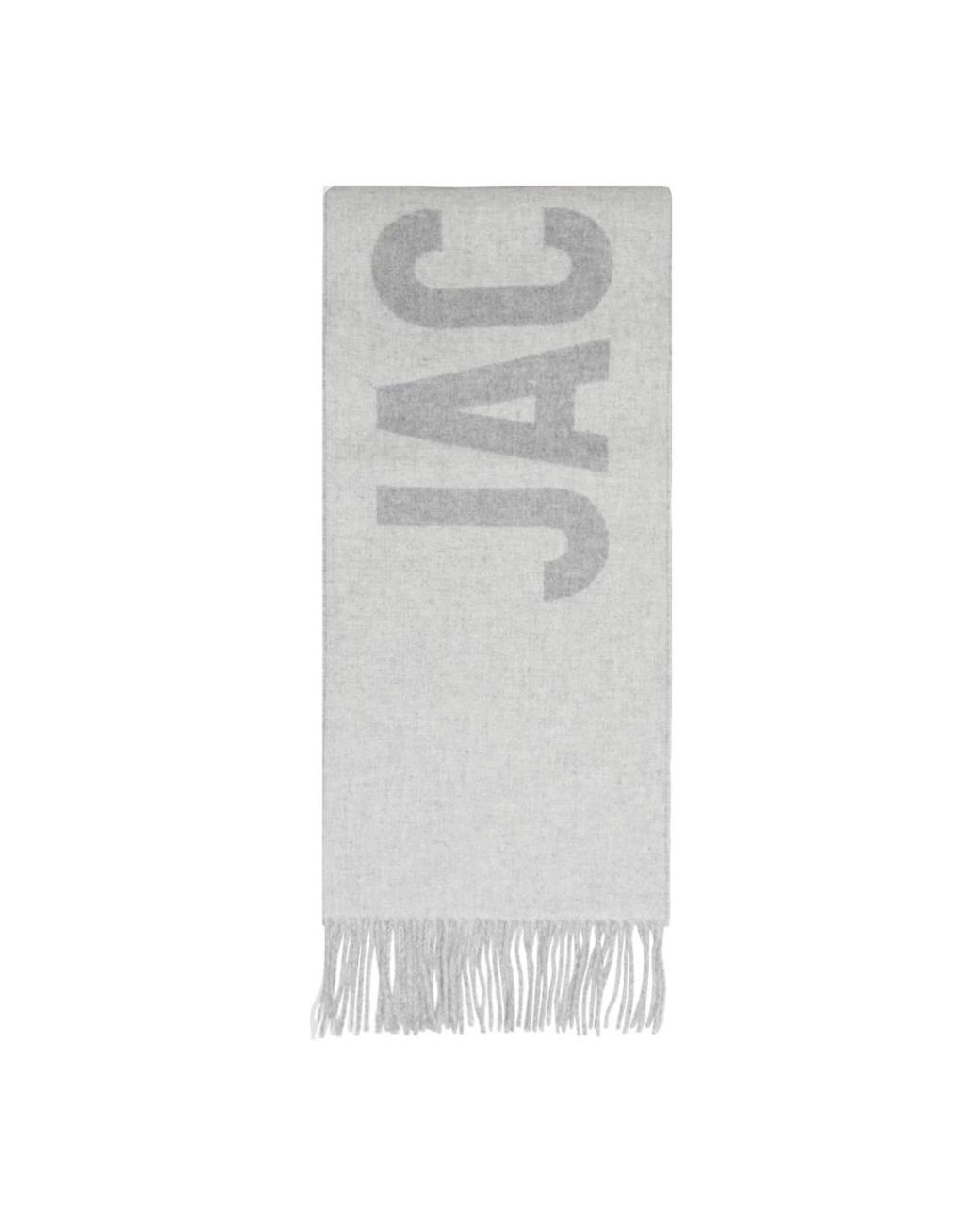 Wool Logoed L'Écharpe -Uomo di Jacquemus in Gray